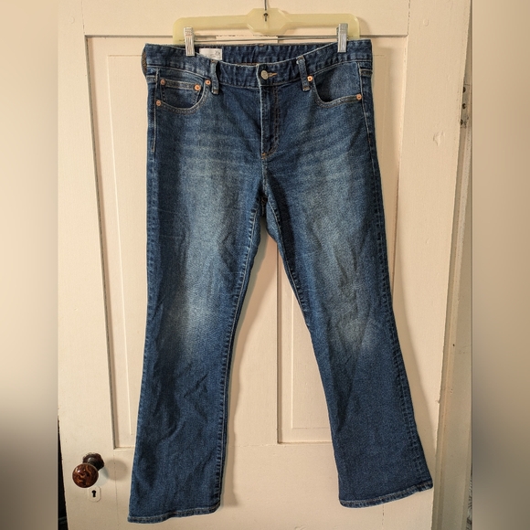 GAP Denim - GAP 1969 Bootcut Blue Medium Wash Denim Jeans- 31s